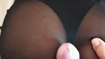 Stepmother allows me to jerk off watching her butt.. Penetration forbidden.. Gigantic cummed