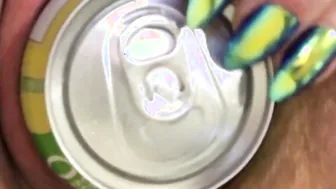 Fake Nails and Soda Can insertion