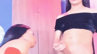 Tranny Duo Fucked And Jizzed