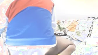 Trying Pushing The dirty dog vibrator all the way into my booty