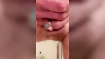 Pov jizzed before I hop inside the shower