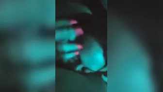 beauty blow job while his ex-wife is inside the other room