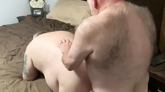 Gets plowed again by hubby