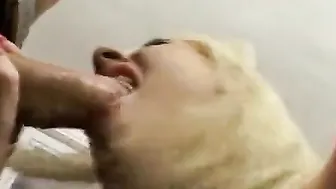 Young blonde finger bang her soak cunt then getting both holes