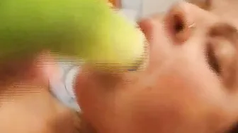 Woman with Gigantic Boobies gotten plowed inside her Vagina inside