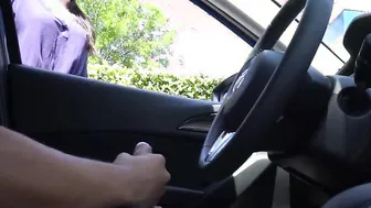 Outdoor Dick Flash For Chubby Hispanic Who Watches Me Jerk