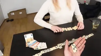Having Fun Domino With bored stepsister