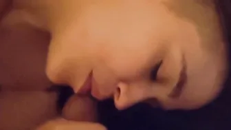 Best Alarm Clock Ever: Button Lovingly Blows and Licks and Worships Tips Penis