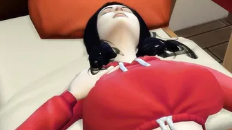 bimbos pleasures herself after a little rest - Erotic babe Animations