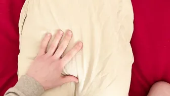 Stepbrother cum inside my underwear and I will wear them all day long