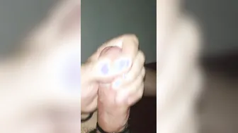 Mr.Sweatpants jerking off his gigantic penis | Cockring  BIG load ASMR