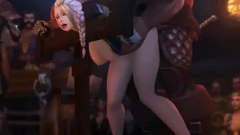Bimbo Boned On The Gigantic Stage ;)