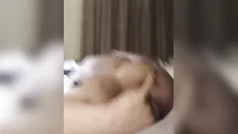 Shoving my penis down her throat (face fucking)