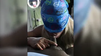 Fucking Blonde African Redbone Mom With Tattoos for the First Time