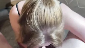 Thirsty fiance rewarded for hitting all the right spots.