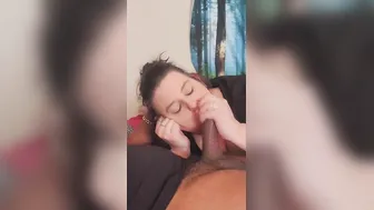 Bbw swallows my cum on her lunch break
