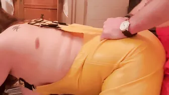 Ex porn video – Fucking ex-wife rough from behind into rainwear and latex boots - jizzed