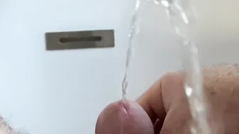Pissing and Cumming on Myself