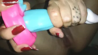 ASMR liking and fucking myself with my favorite sex toy