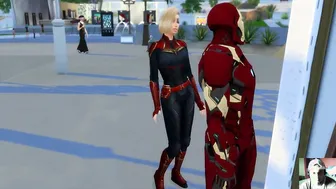 Captain Marvel Nailed by Iron Man Marvel Porn