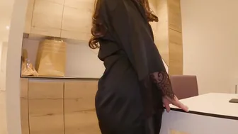 The landlord came for payment as a result plowed inside the butt