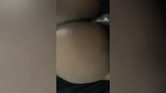 Ebony bbw backshots while husband at work