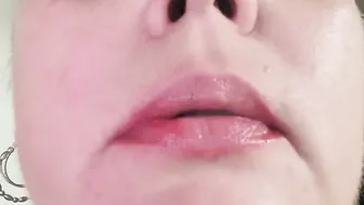 Goddess dark hair Smoking up close