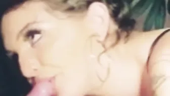 Inked cougar offer smoking bj