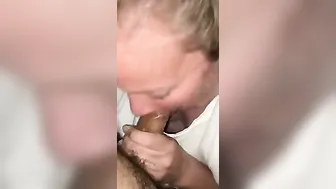 Mom blows young penis