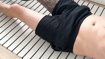 The training turned in a discharge from the trunk