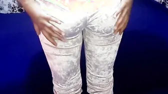 arab hijab molat jalaba moroccan older wifey with Cutie toes