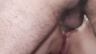 He fucks my butt into doggy style making me moan
