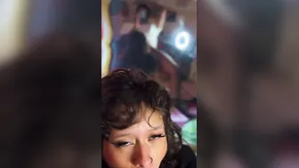 Pretty Woman With Green Eyes Blows Dick