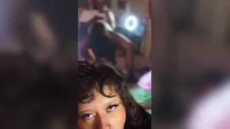 Pretty Woman With Green Eyes Blows Dick