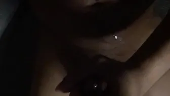 Quick Nut before work.. see this big black dick Cum into slow motion @ one:15 .. The groaning will make any u