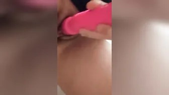 Squirting with my toy