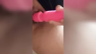 Squirting with my toy