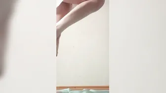 Making orange juice by my foot - feet bondage film