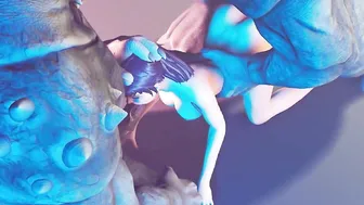 Furry with gigantic horse toys | double anal Furry monsters
