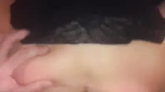 Slim cougar Misha sex toys blows and doggy style fucks with messy jizzed