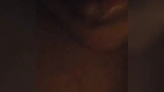 Kisses and touching myself