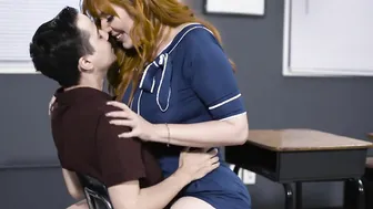 Almost Caught porn video – ADULT TIME - Lauren Phillips Hubby Nearly Catches Her Fucking A School Girl