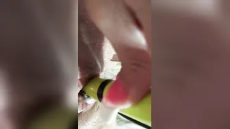 Close up tight barely legal snatch play