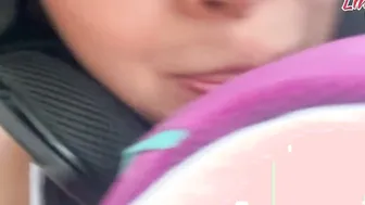 I masturbate inside outside on a motorcycle