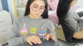 Big Ass Teen Rides Dildo
