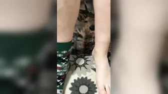 I like masage your cock with toes