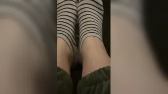 Inside school my feet is so hoot