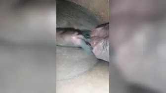 Cogiendo Bien abierta mi mujer se deja echa la leche en la barriga