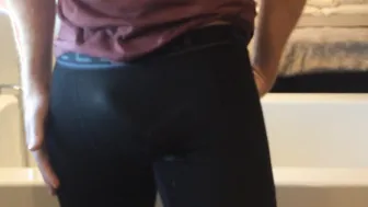 Soaked my jeans into the hot tub