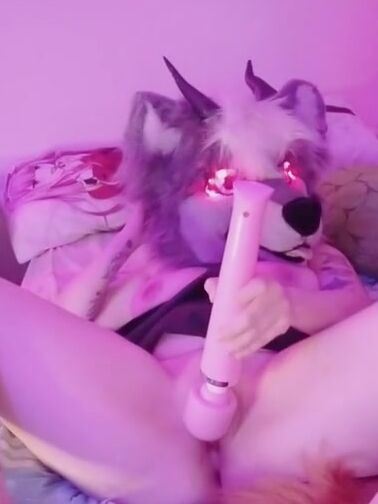 Furry Bimbo Plays With Sex Toys Vulgar Fursuit Zariely By